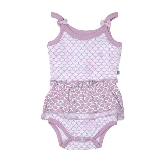 Mermaid Fashion Romper For Girls - Lilac (IS-30)