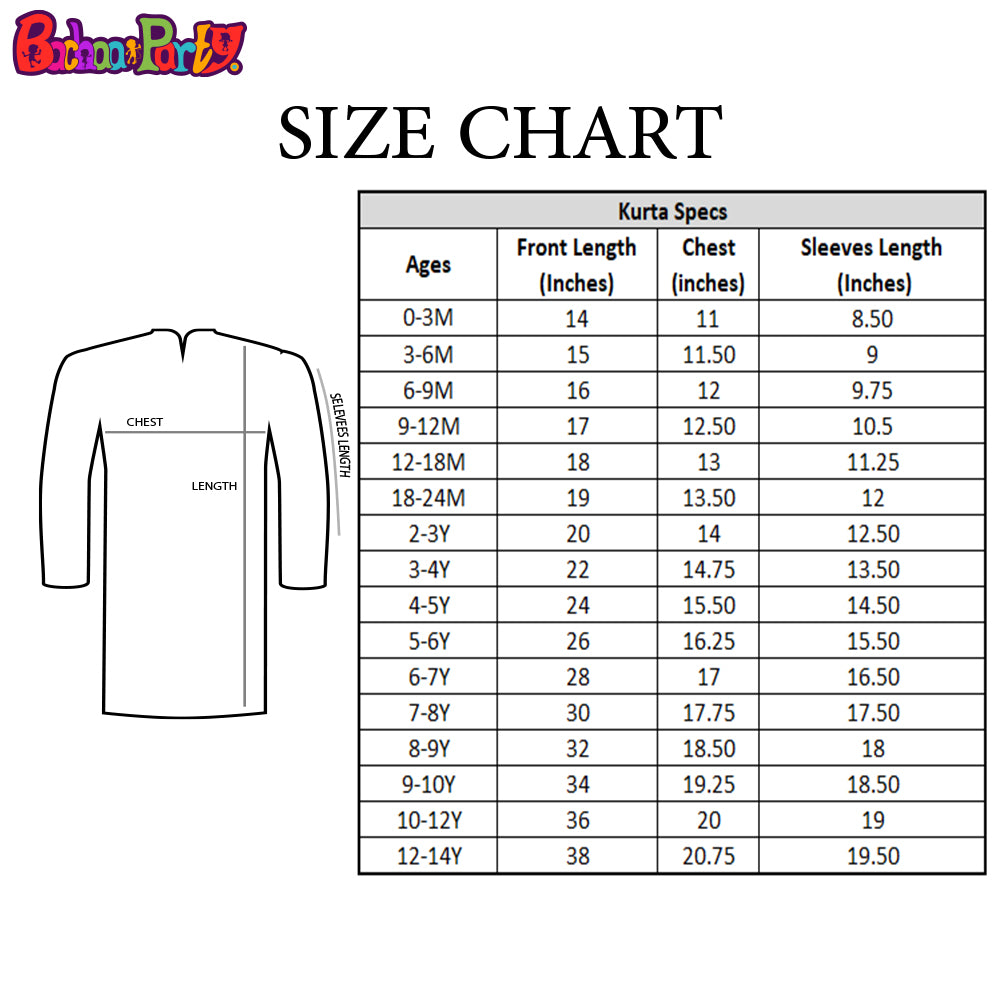 Kurta For Boys - Yellow