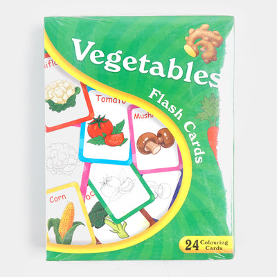 Flash Card Vegetable For Kids