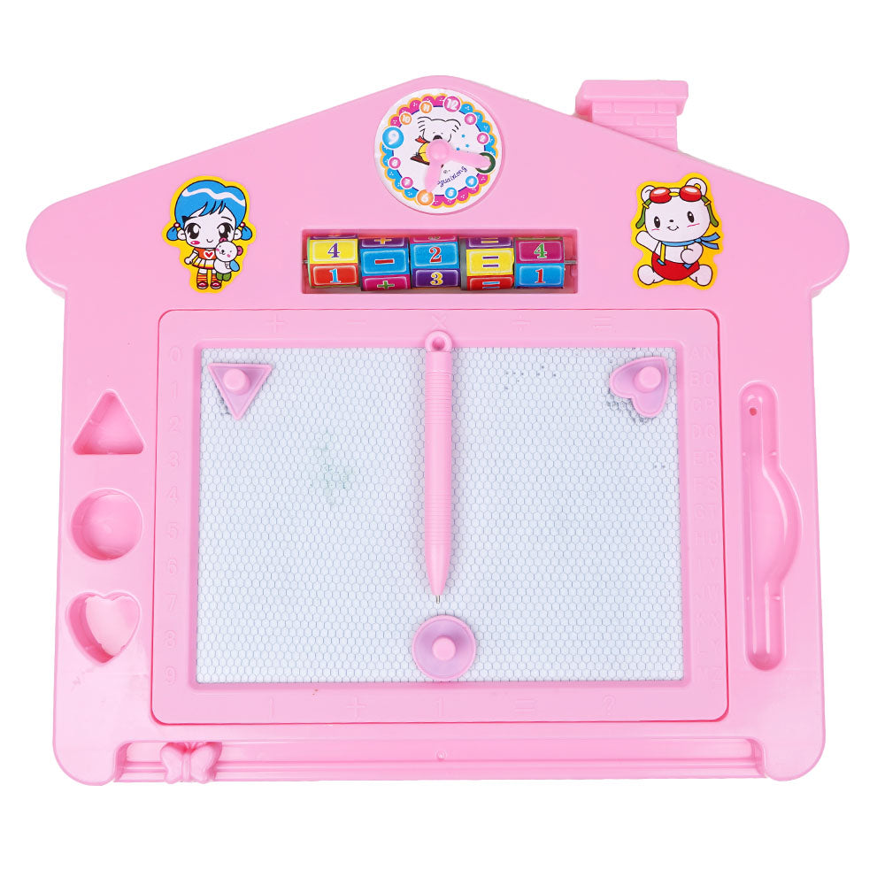 Home Magic Slate Drawing & Writing Board For kids - Pink