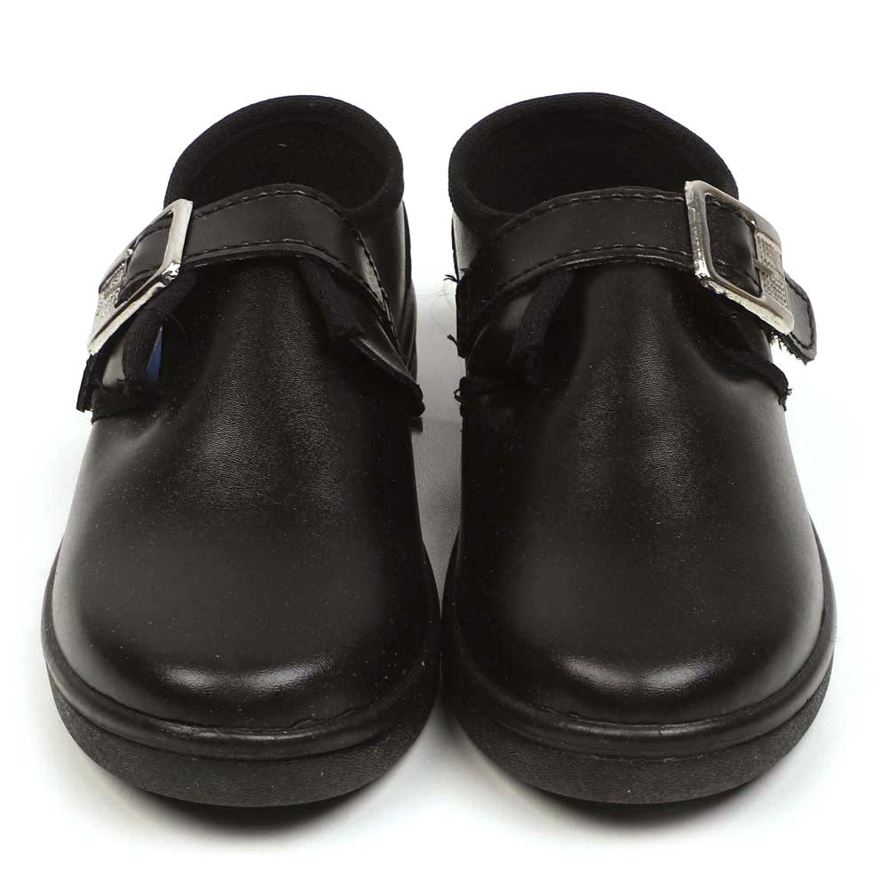 Strap Style School Shoes For Boys - Black (0023)