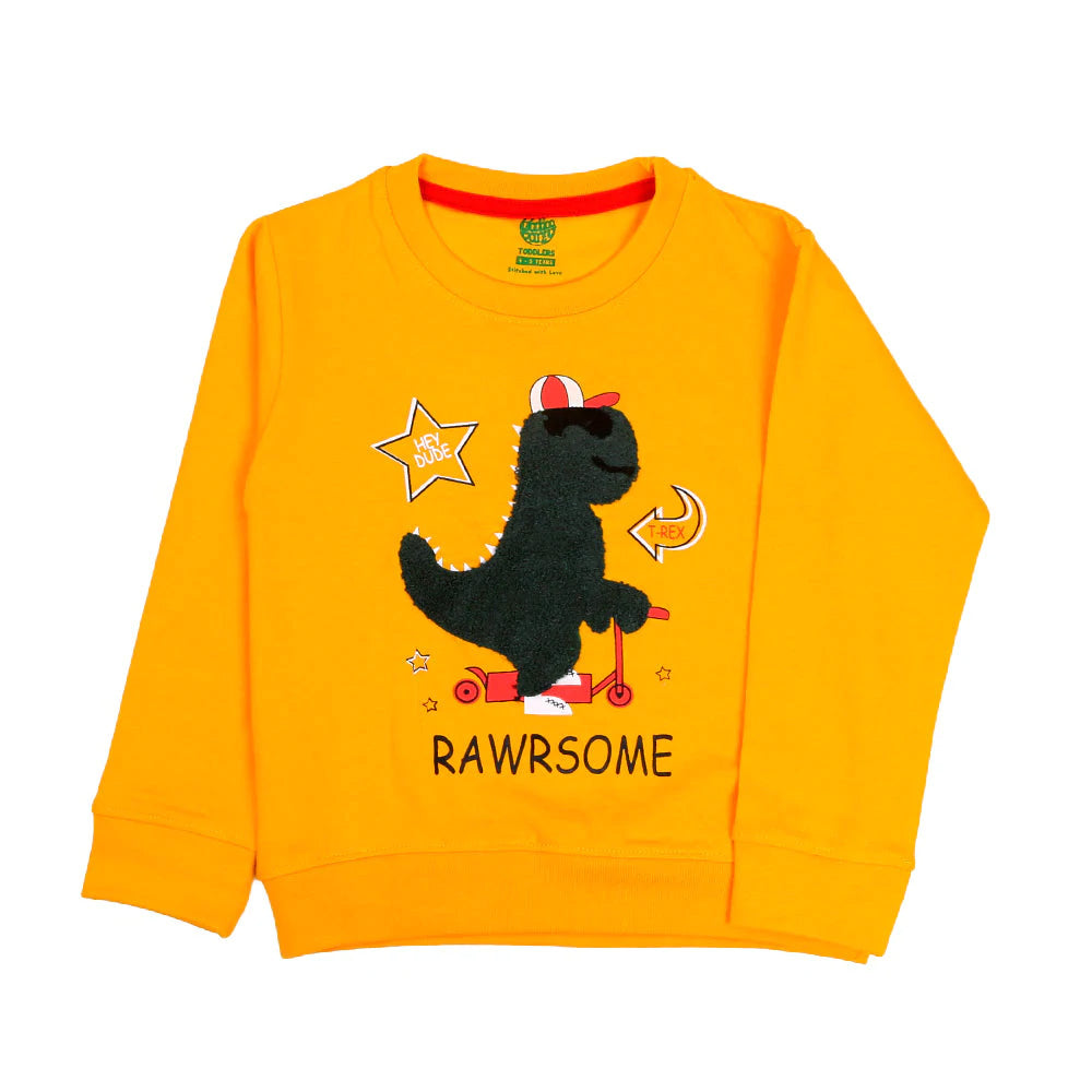 Infant Sweatshirt For Boys - Citrus