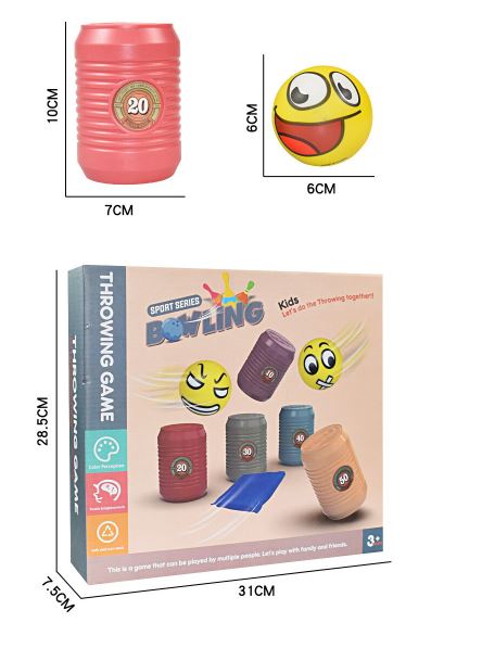 Bowling Throwing Game For Kids