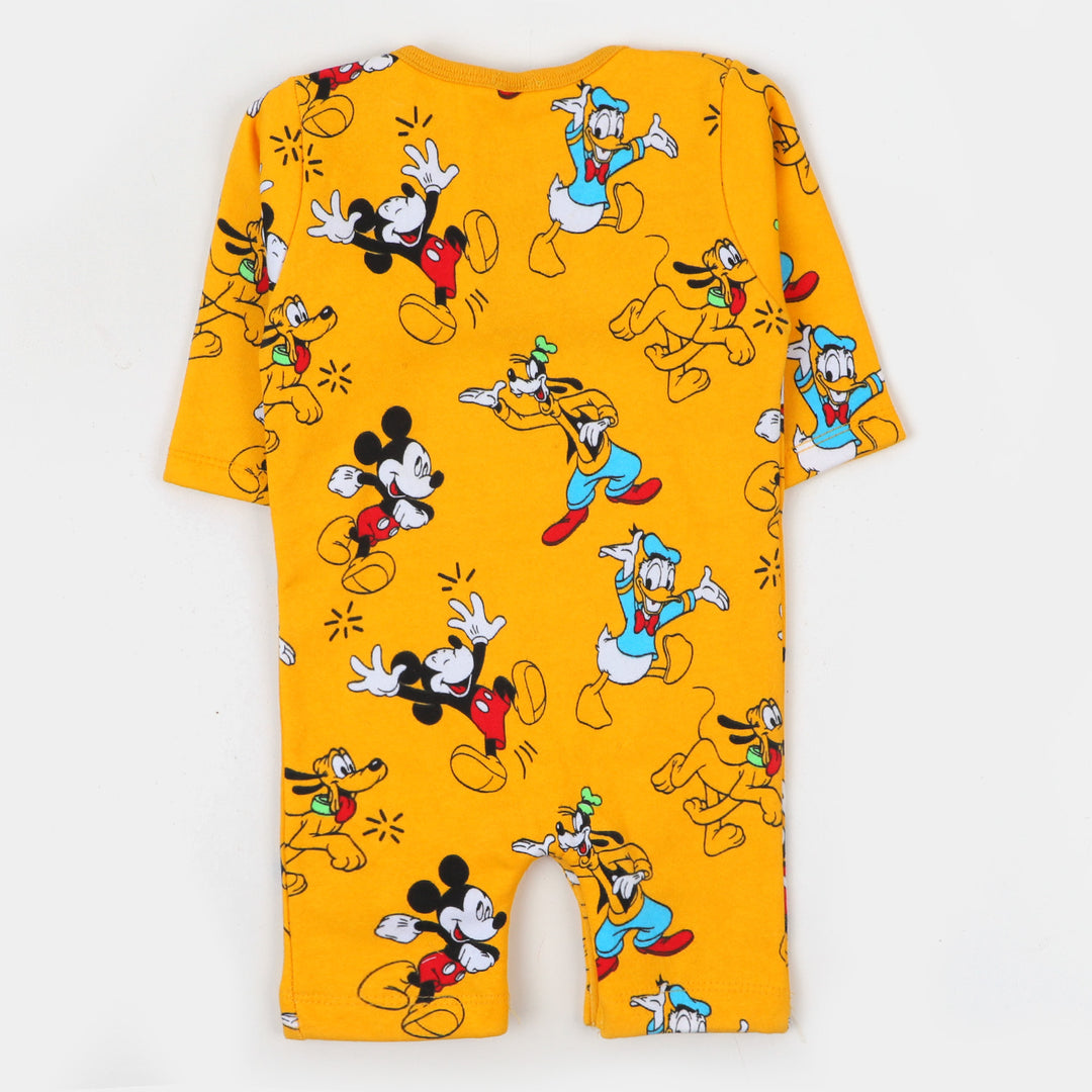 Infant Boys Knitted Romper Character - Citrus