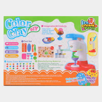 Ice Cream Clay Play Set For Kids