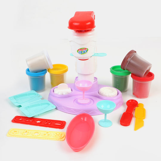 Ice Cream Clay Play Set For Kids