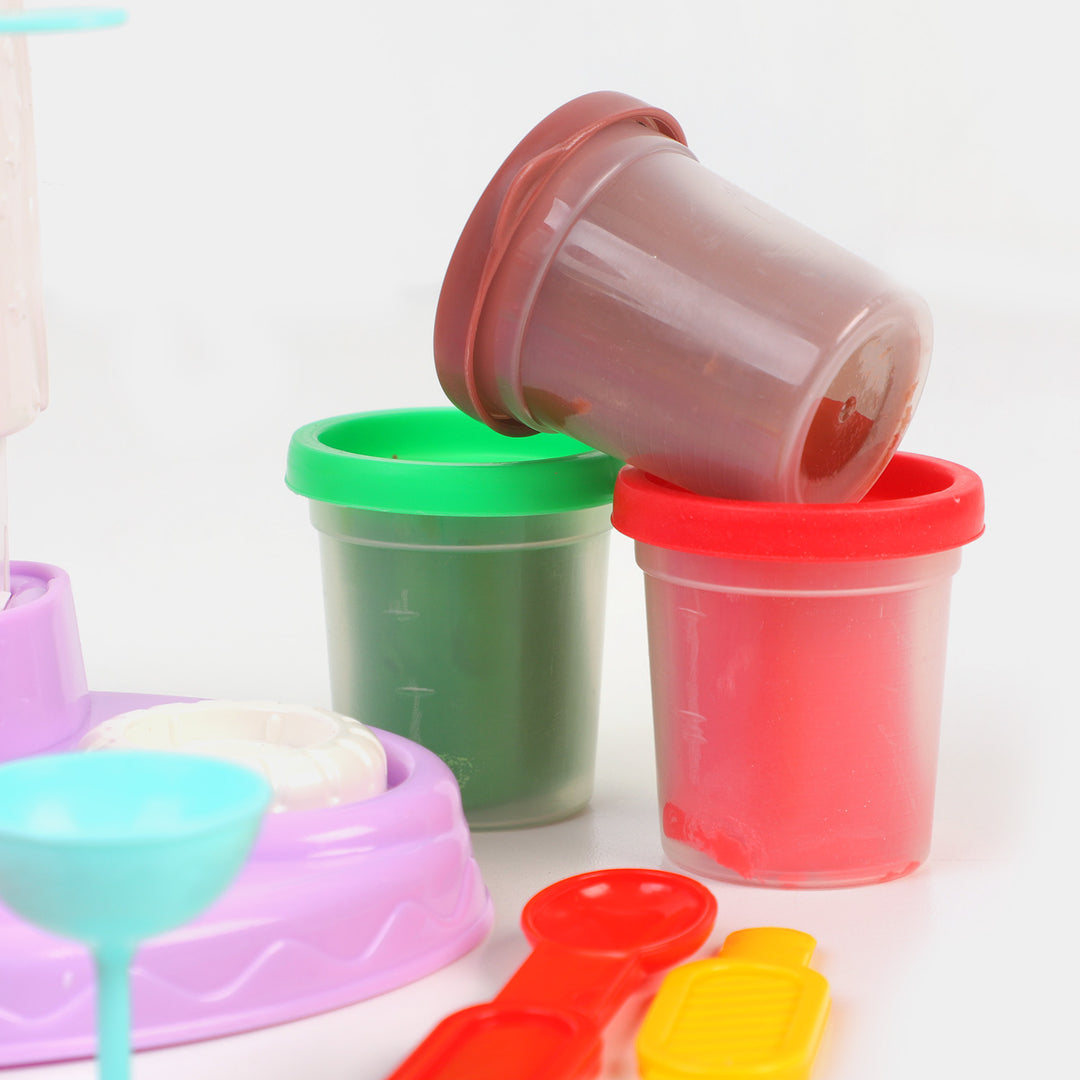 Ice Cream Clay Play Set For Kids