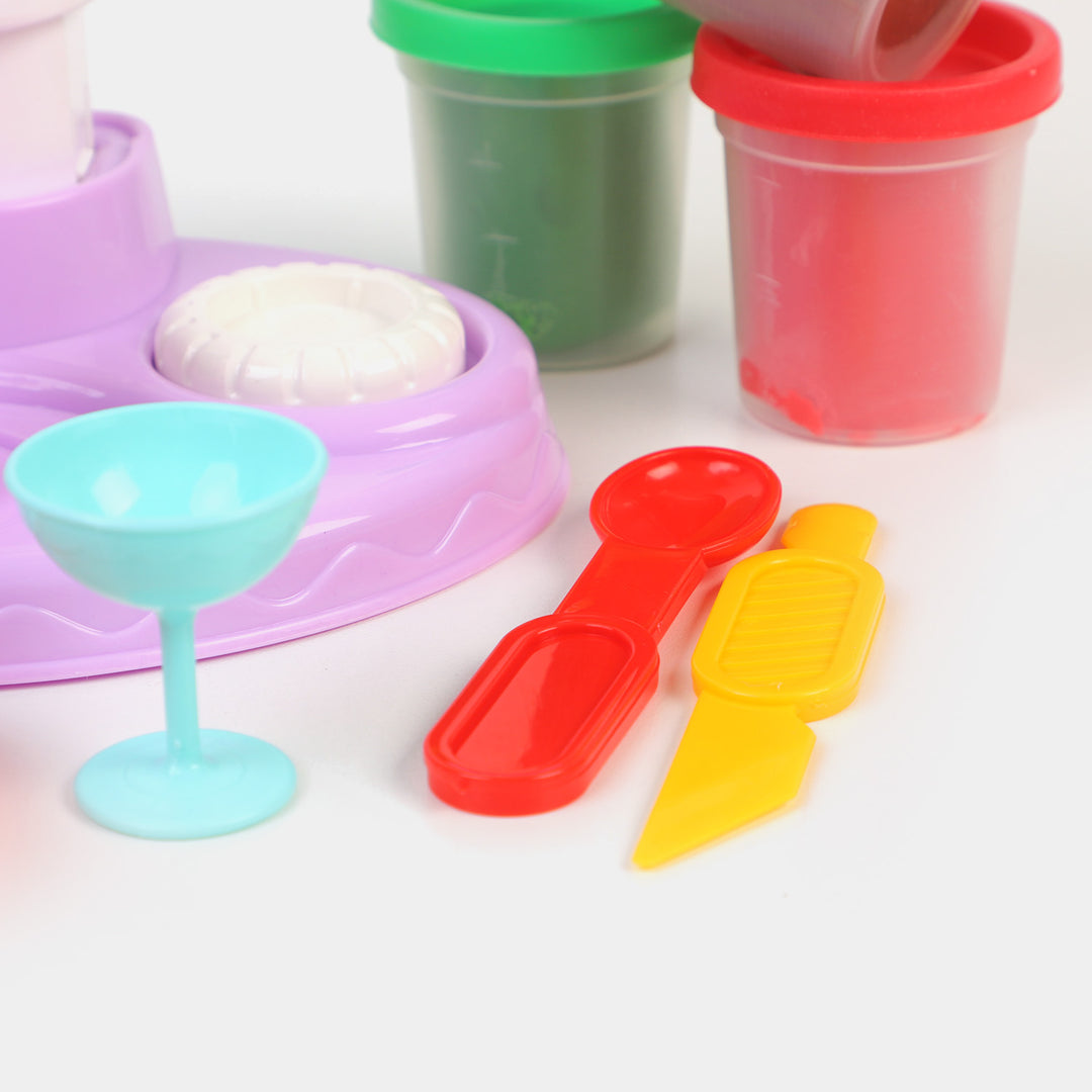 Ice Cream Clay Play Set For Kids