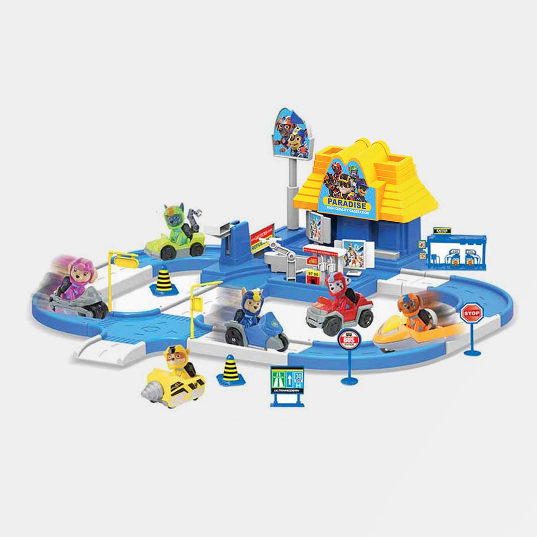 Parking Lot Track Set For Kids