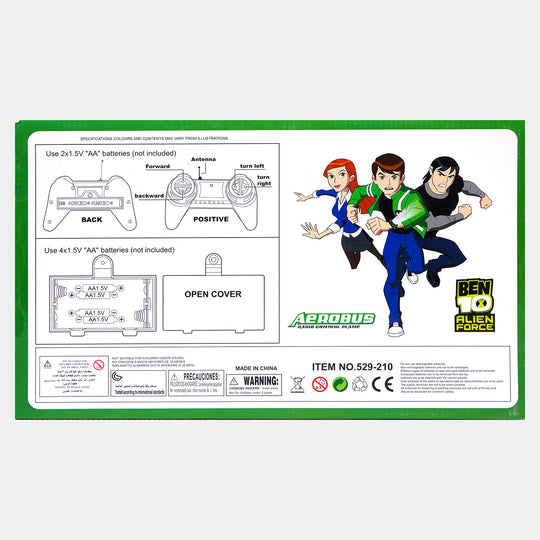 Character Channels R/C Aerobus - Green