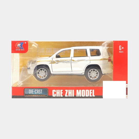 Die Cast Metal Model Car - White