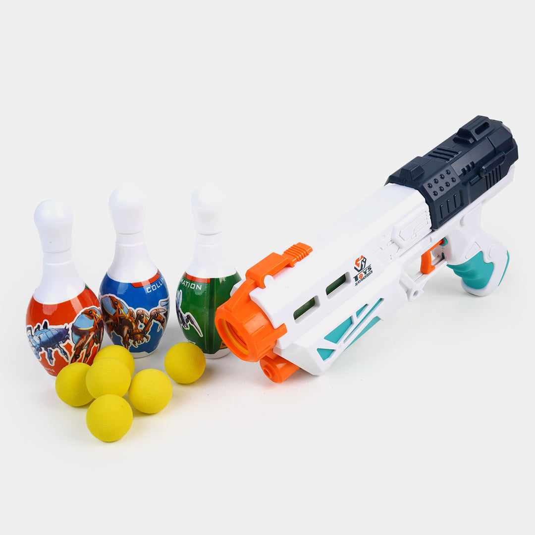 2 IN 1 Water Shooting & Soft Blaster For Kids