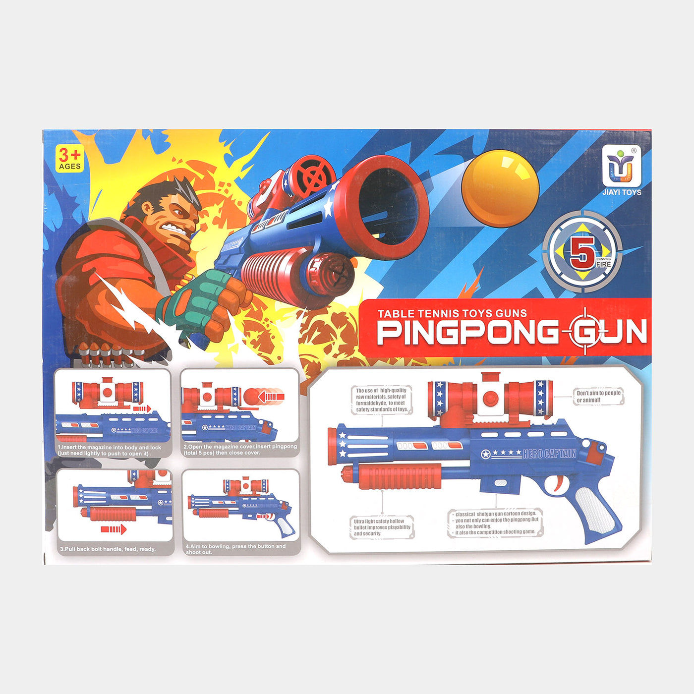 Hero Captain Ping Pong Blaster