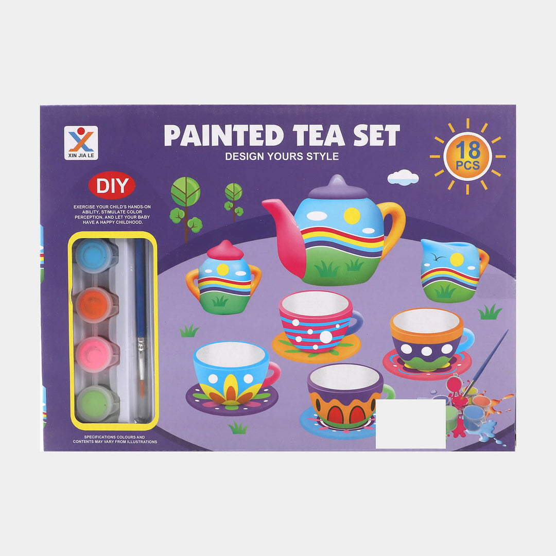 Painting Tea Set For Kids