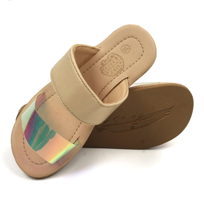 Girls Formal Slipper JF-1-BEIGE