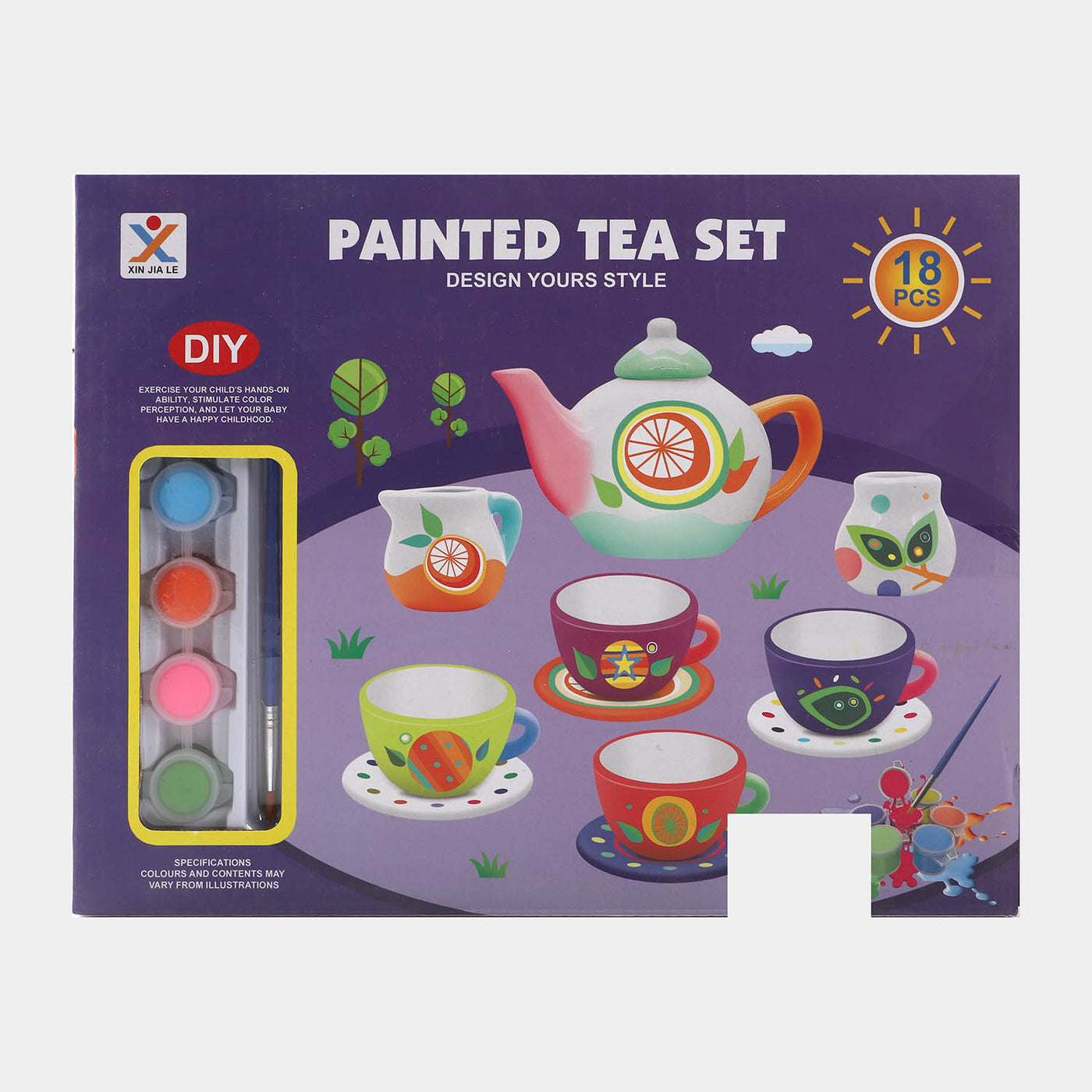 Painting Tea Set For Kids