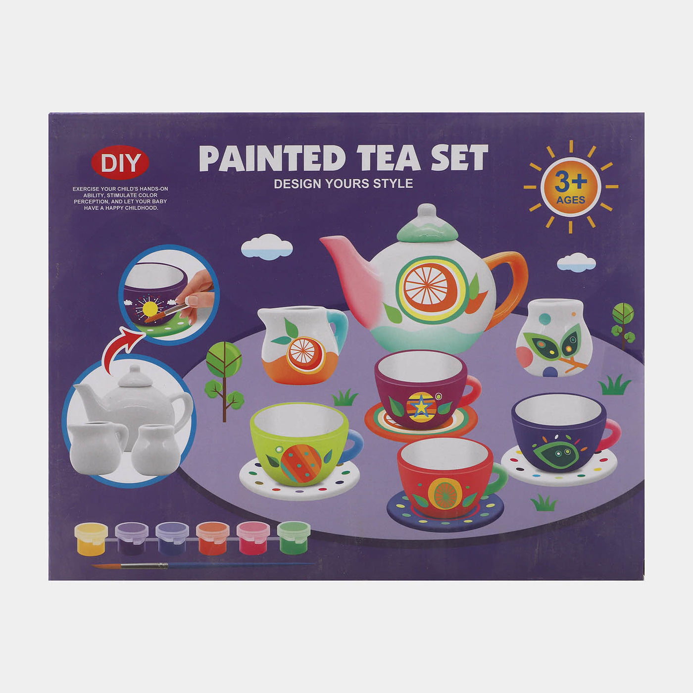 Painting Tea Set For Kids