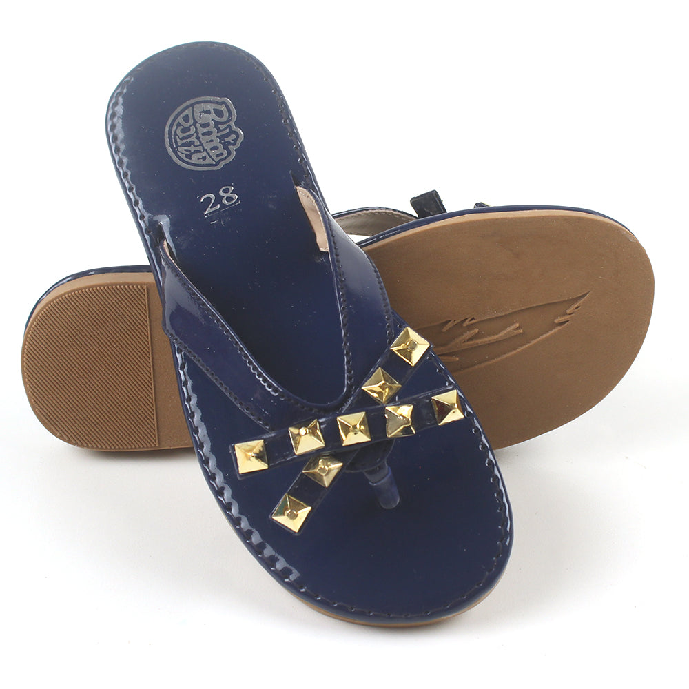 Girls Slipper 07 - NAVY