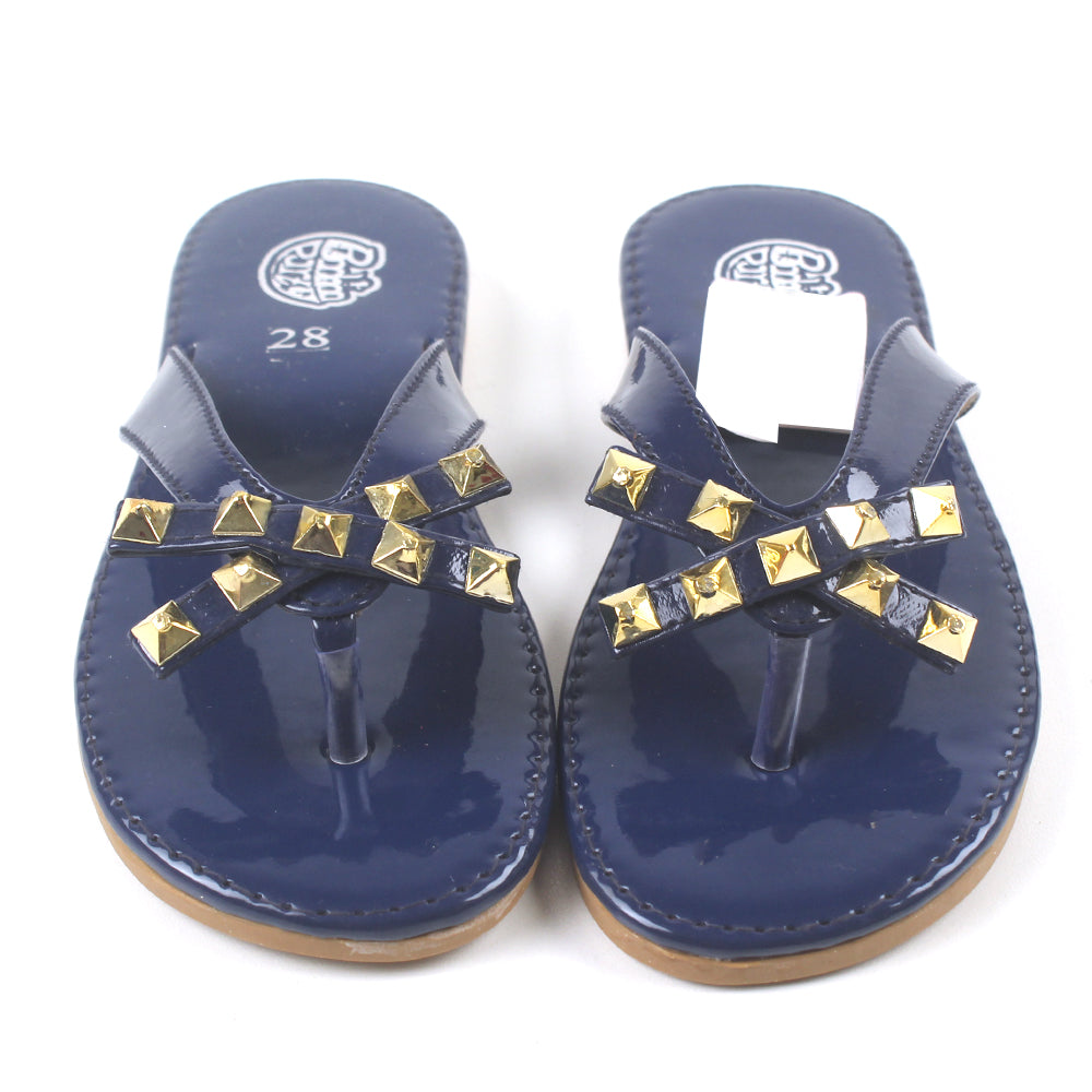 Girls Slipper 07 - NAVY