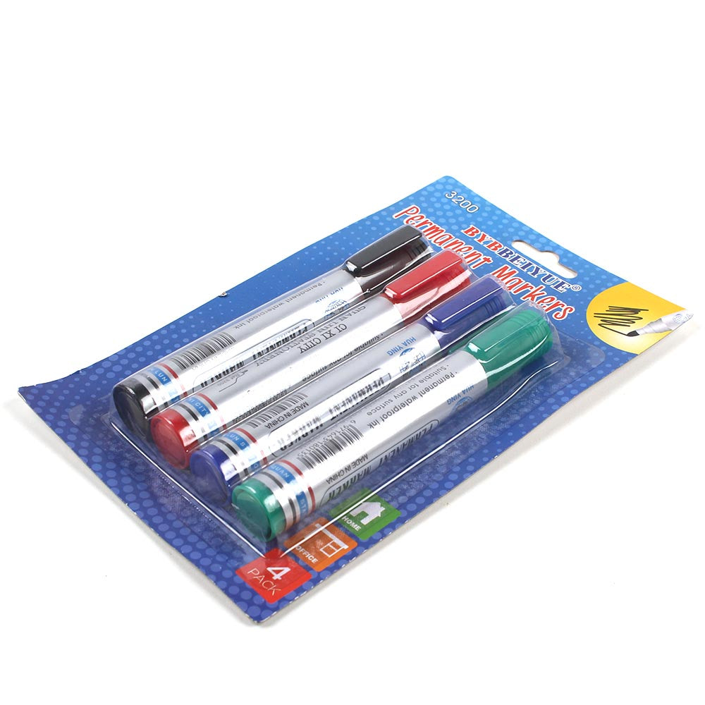 Fenlot Permanent Marker 4 Pack Set For kids