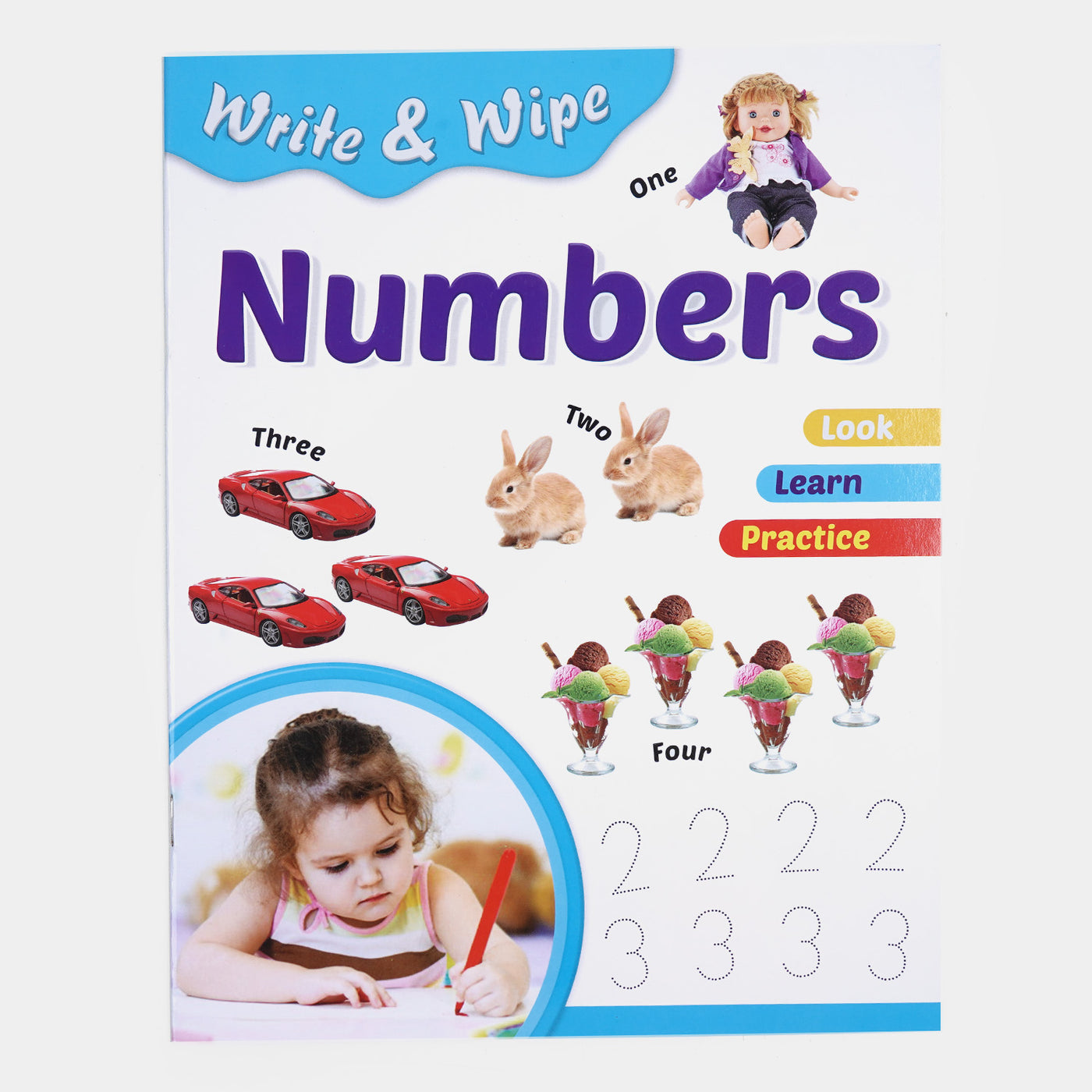 Numbers Kids Educational Writing & Learning Book