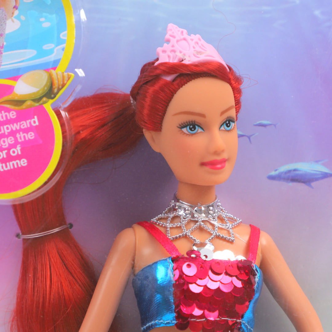 Lovely & Beautiful Doll With Sequence Dress Toy