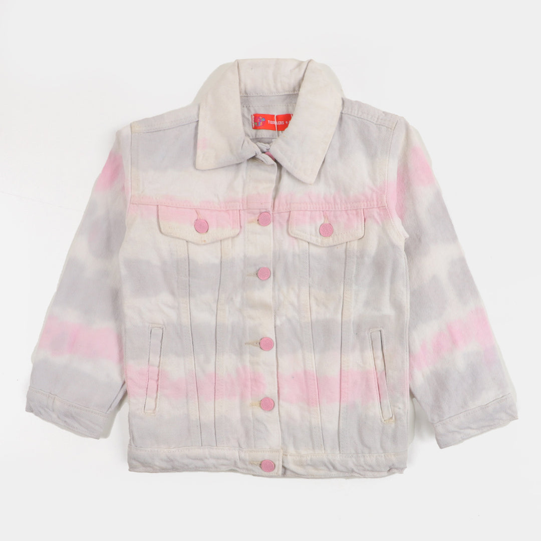 Infant Girls Denim Jacket Tie & Dye