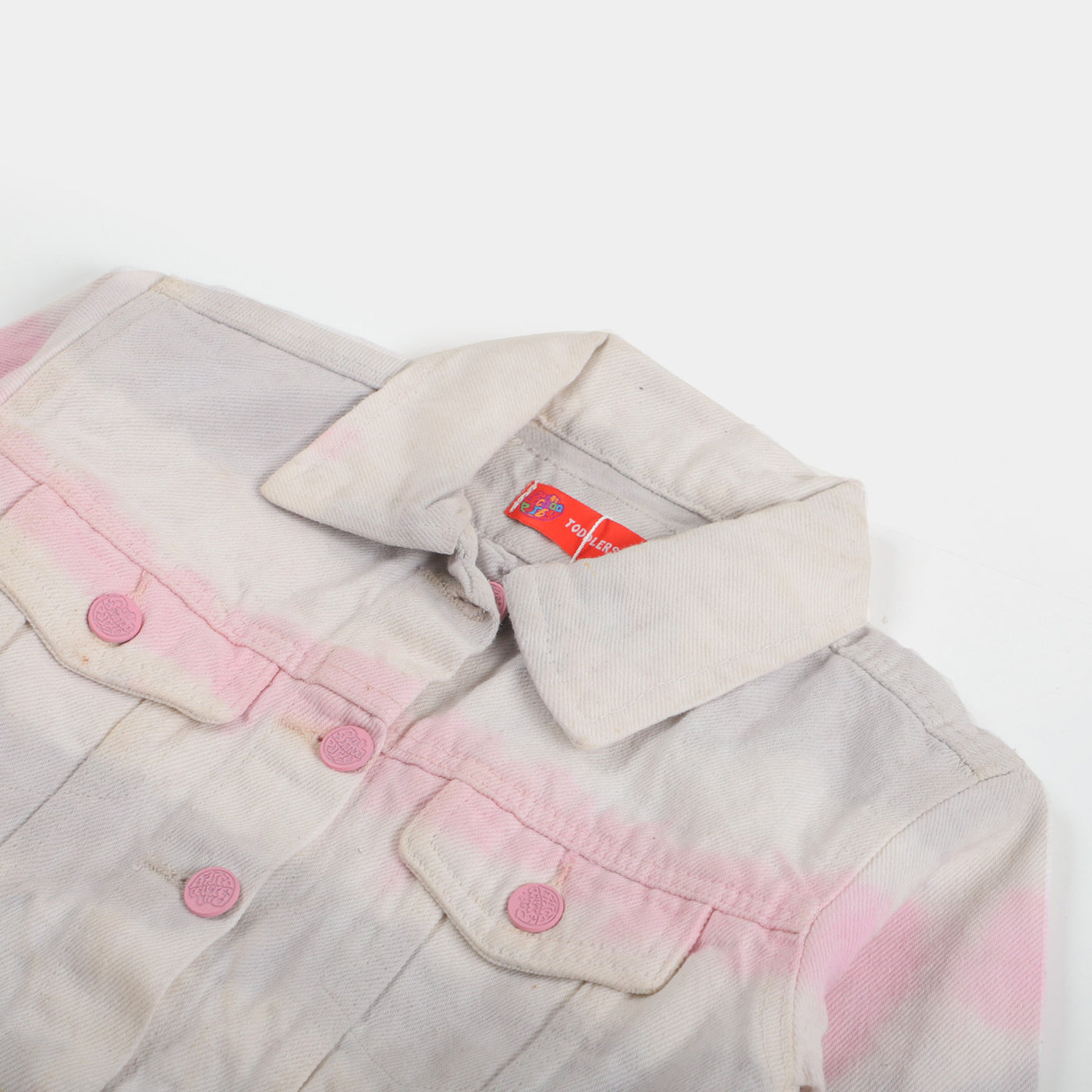 Infant Girls Denim Jacket Tie & Dye