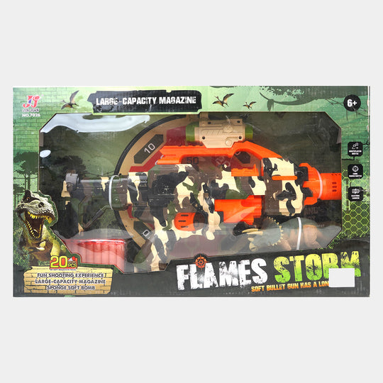 Flames Strom Soft Dart Target Toy For Kids