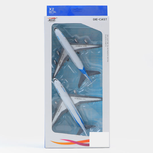 Die Cast Plane For Kids - White