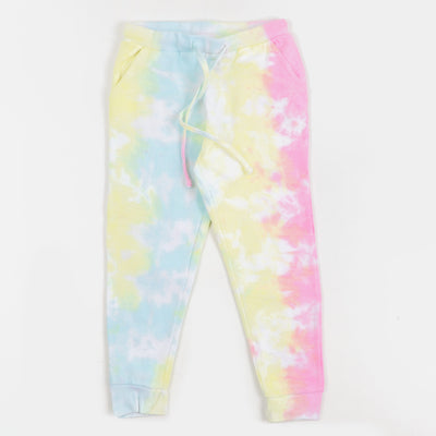 Girls 2 Piece Suit Multi Tie Dye