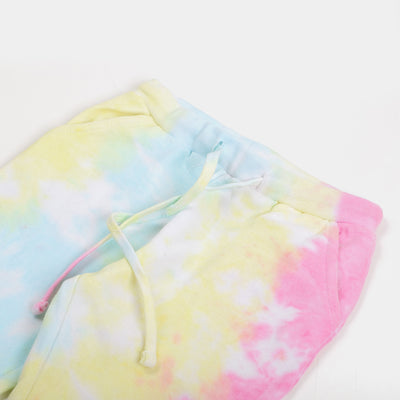 Girls 2 Piece Suit Multi Tie Dye