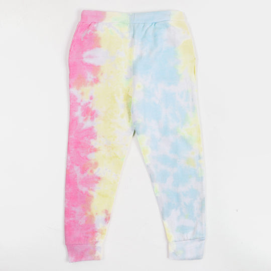 Girls 2 Piece Suit Multi Tie Dye