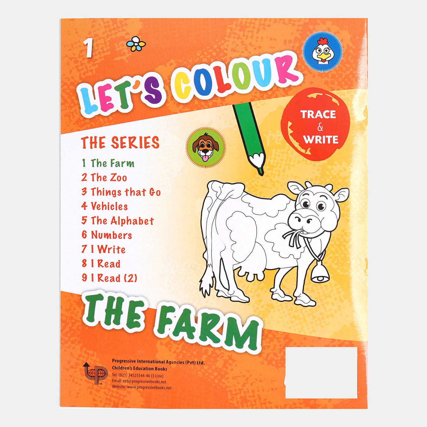 Let's Colour The Farm Book For Kids