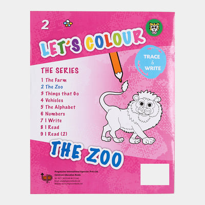 Lets Colour The Zoo Kids Colouring Book