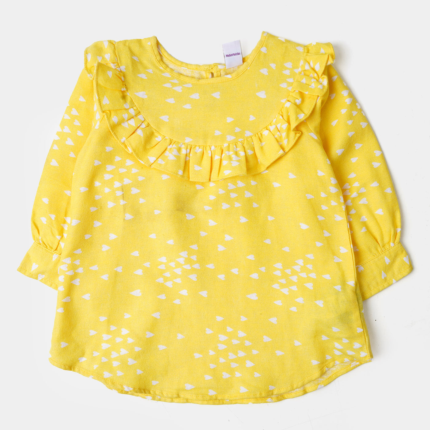 Girls Western Top - Yellow