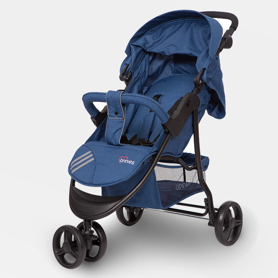 Tinnies Baby Stroller 3 Wheeler (E02) Blue