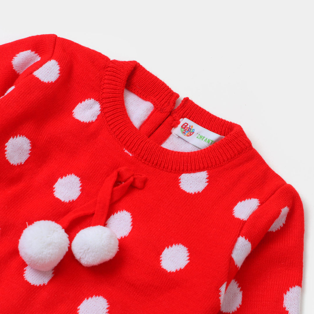 Infant Girls Sweater BP31-22 - Red