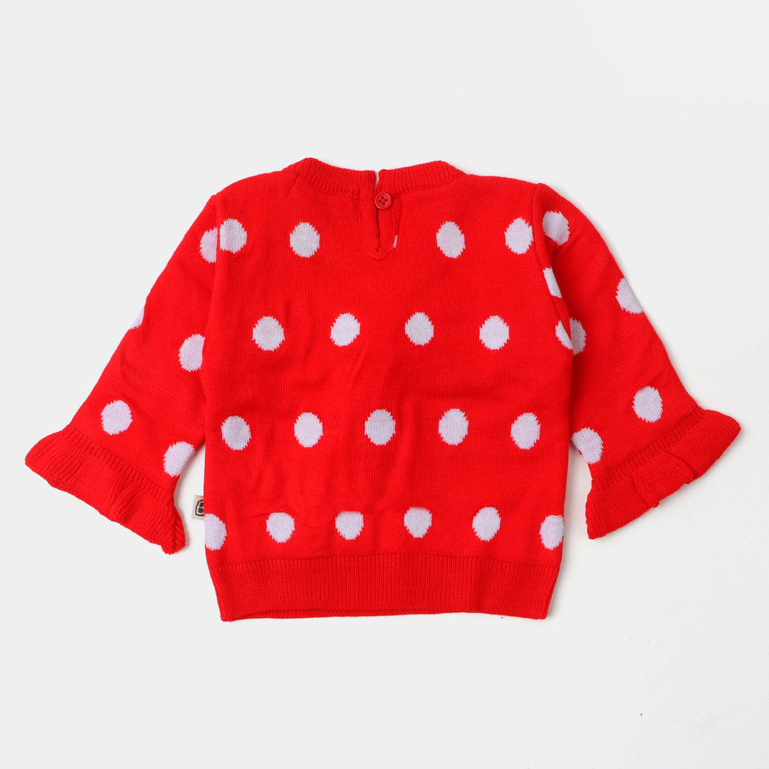 Infant Girls Sweater BP31-22 - Red