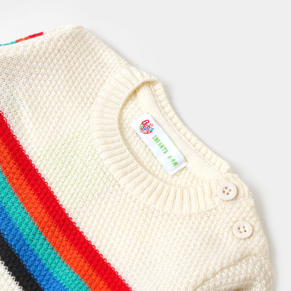 Infant Boys Sweater BPO3-22 -Cream