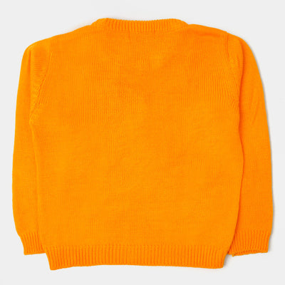 Girls Sweater Shine Star - Saffron