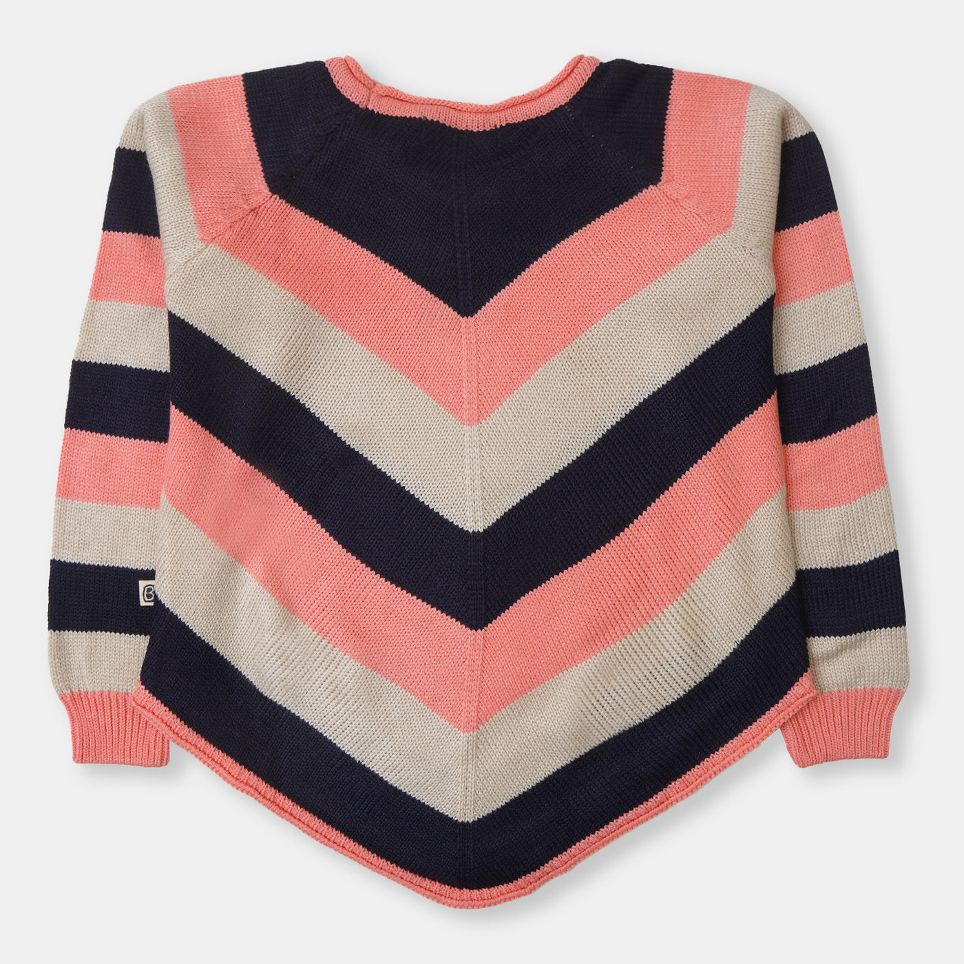 Girls Sweater BP28-22 - Multi Stripe