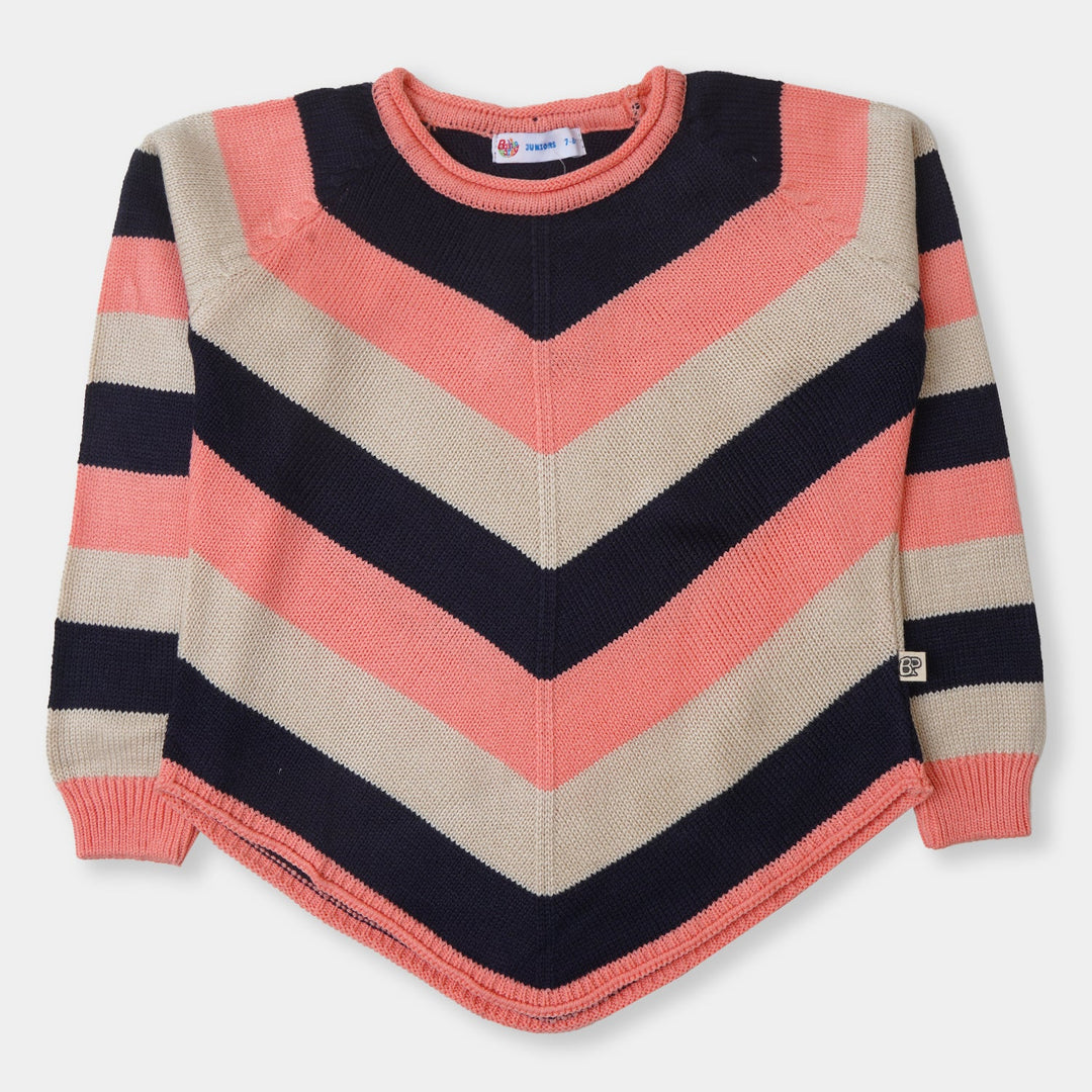 Teens Girls Sweater BP28-22 - Multi Stripe