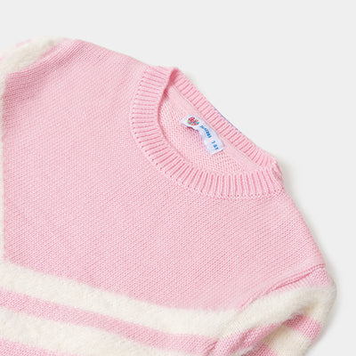 Girls Sweater Winter Wear - Pink