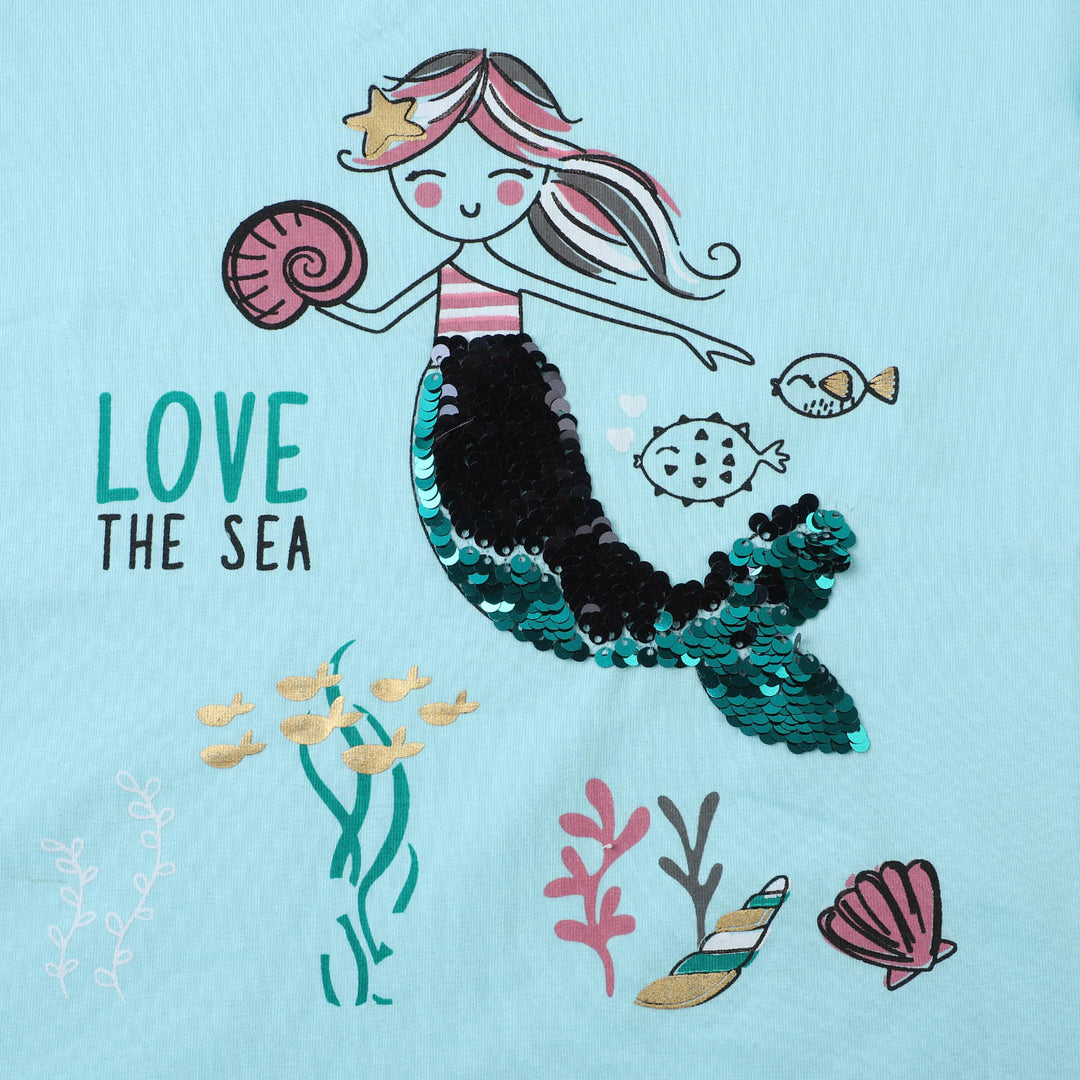 Girls T-Shirt Love The Sea - Atomizer