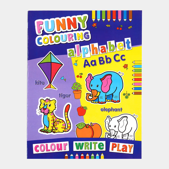 kids Funny Coloring Alphabet Book