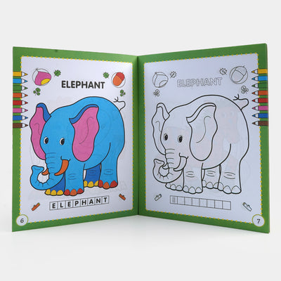 Kids Funny Coloring Animal Of the Zoo Book
