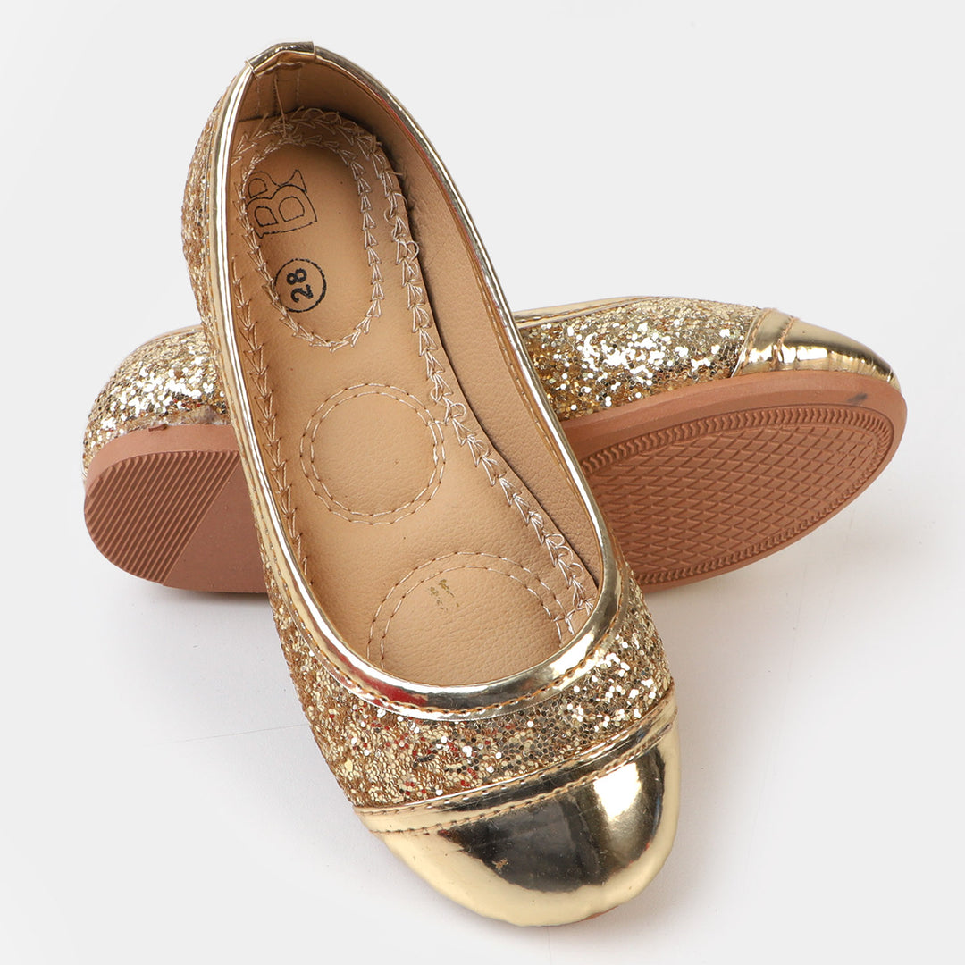 Girls Pumps SP-31-GOLDEN