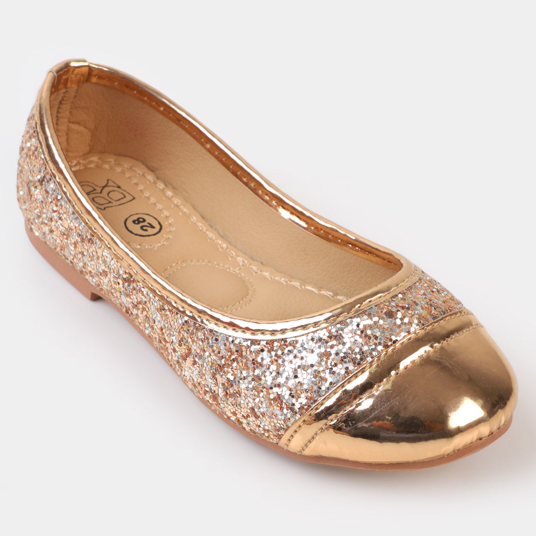 Girls Pumps SP-32-CHAMPAGNE