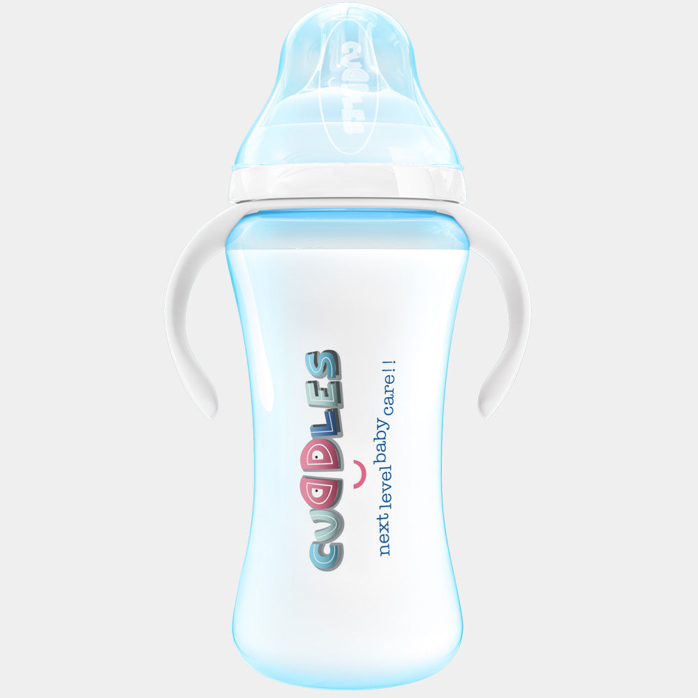 Cuddles Feeder Bottle 330Ml Blue